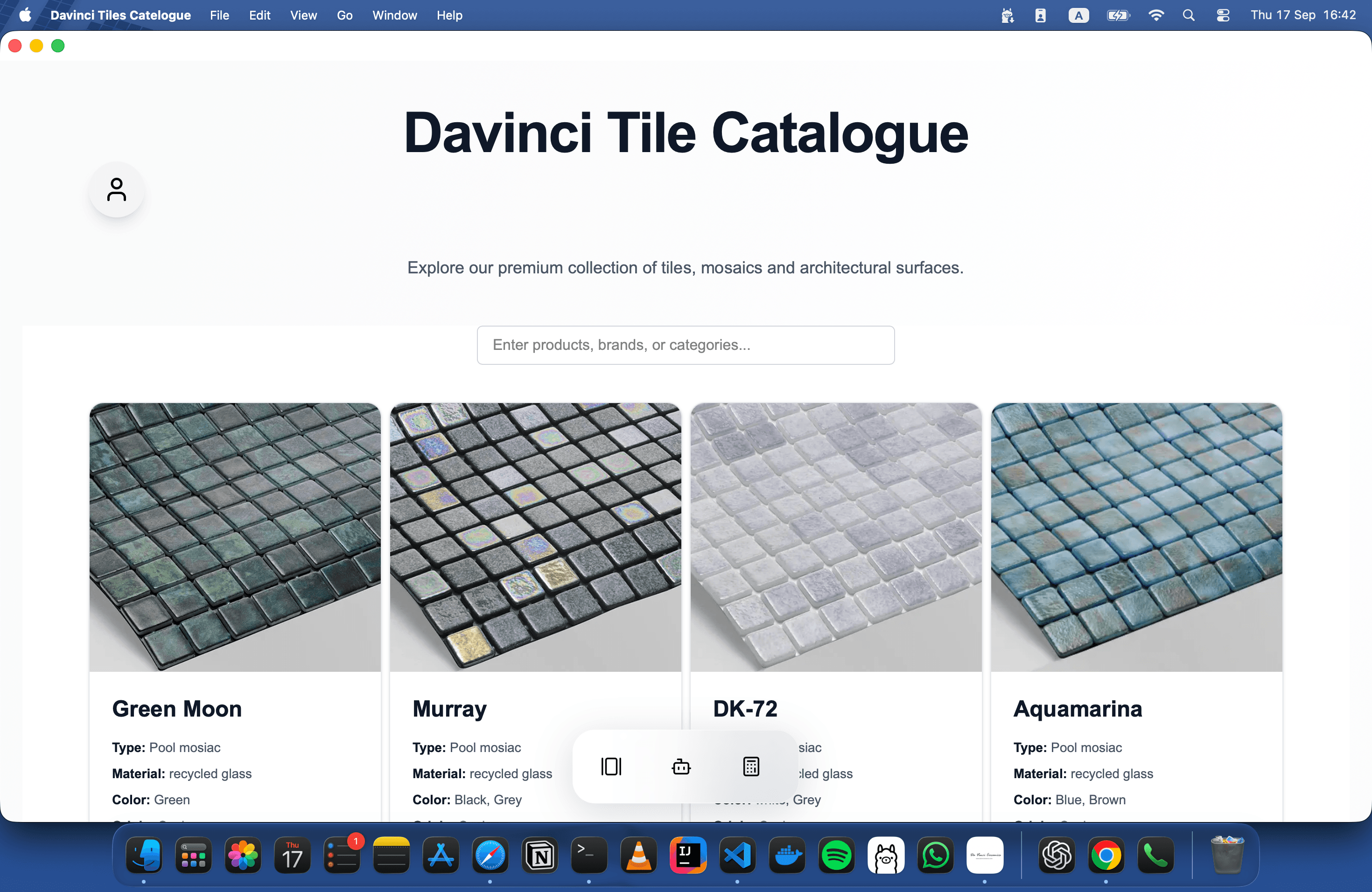 Ceramics Product Catalogue & PWA + Agent